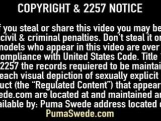 Dom Smoker Puma Swede Pussy Fucks lascivious sex video Slave Claudia Valentine&excl;