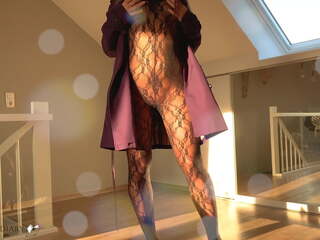 Luxury mistress in Burberry Trenchcoat Strips. | xHamster