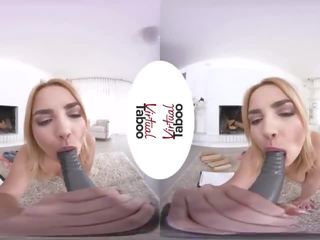 Virtual Taboo - pleasant Blonde Teen Feeding Her Pussy