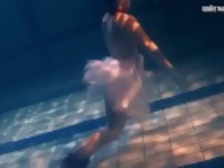 Hottest hottie ballerina swims nude bouncing tits Bulava Lozhkova