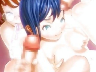 Beautiful 3d hentai shemale with bigboobs first-rate fucking