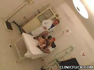 Clinic porn Blonde Twat Eaten Out