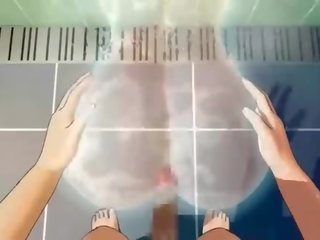 Anime anime adult video doll gets fucked good in shower